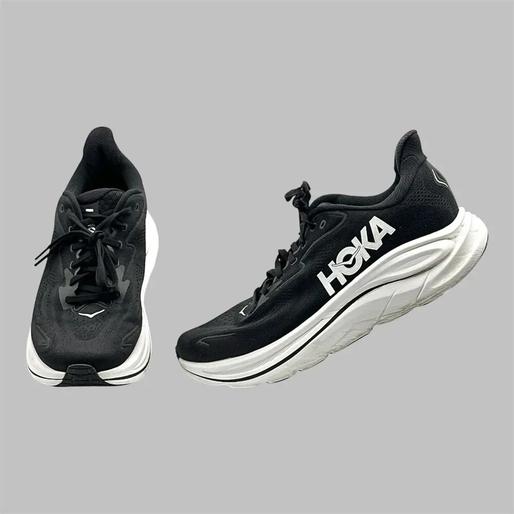 Hoka One One Clifton 10 Running Shoes Mens Size 9.5 D Sneakers Athletic Walking